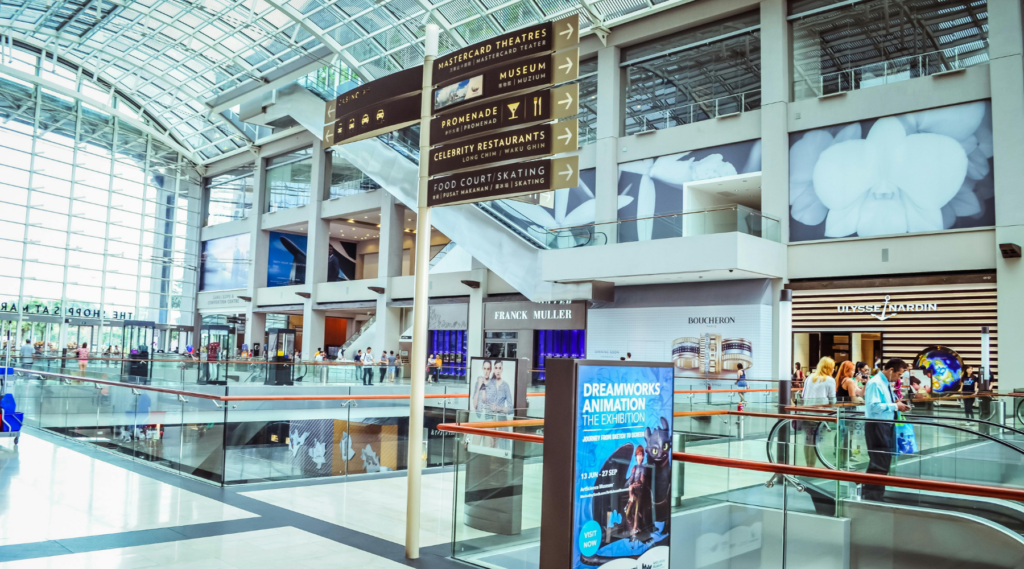 mall renovations glass upgrades