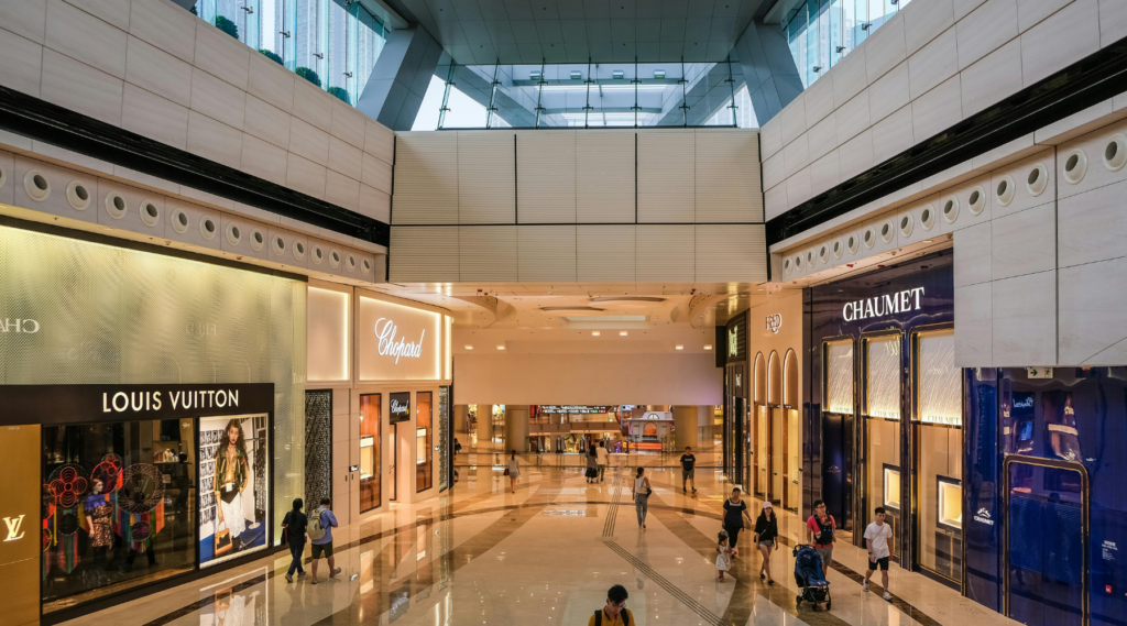mall renovations glass upgrades