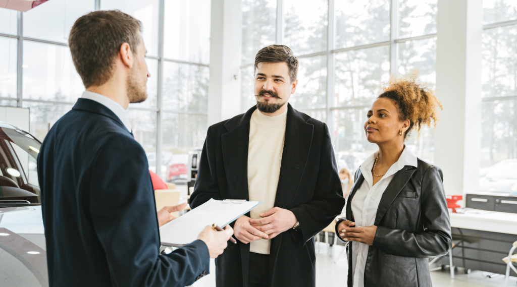 car dealership showroom glass