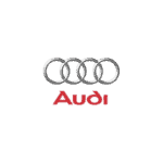 Audi logo, a commercial glass services client of Central Glass Industries