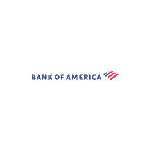 Bank of America logo, a commercial glass services client of Central Glass Industries