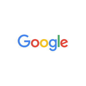 Google logo, a commercial glass services client of Central Glass Industries