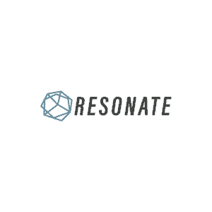 Resonate logo, a commercial glass services client of Central Glass Industries