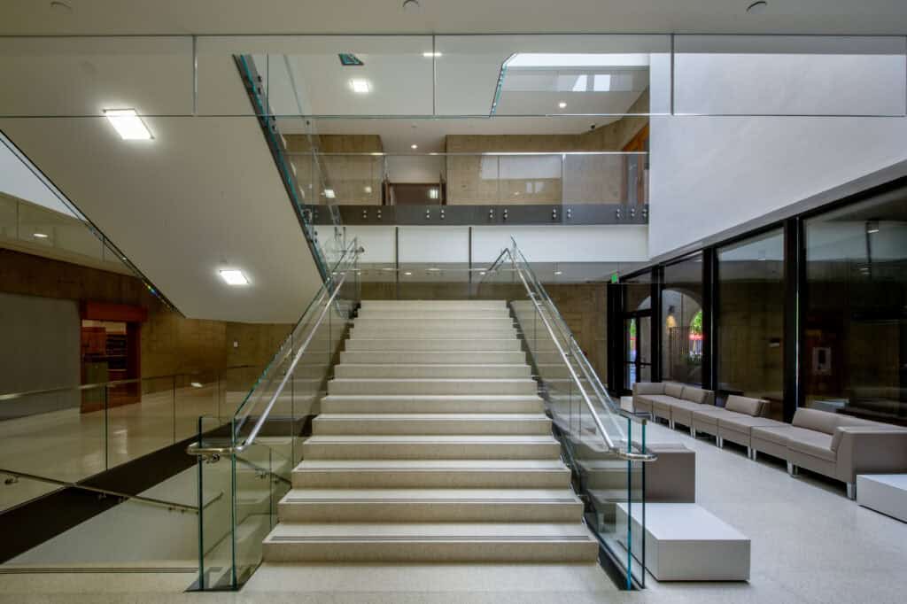 commercial glass railings glass doors near me Silicon Valley San Francisco