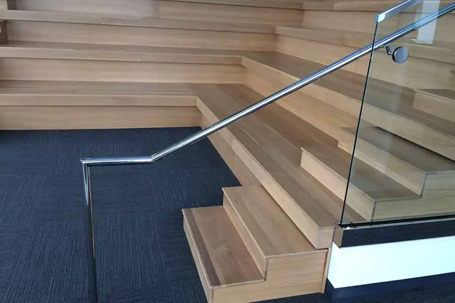 Glass on Stairs